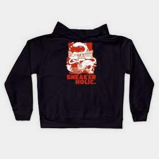 Sneaker Holic Red Panda Retro Sneaker Kids Hoodie